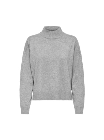 JDY Pullover in Light Grey Melange