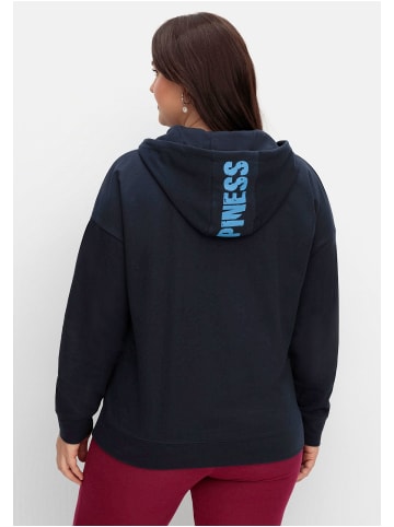 sheego Sweatshirt in nachtblau