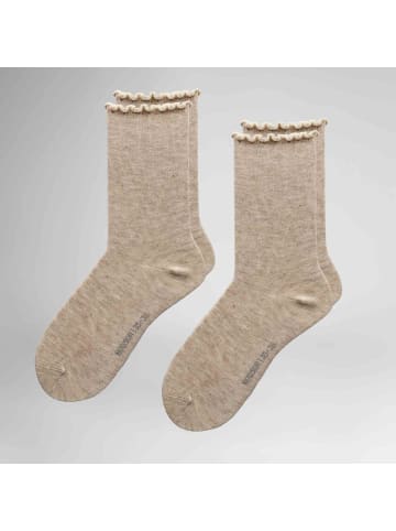 Hudson Socken Playful Glitter 2-Pack glänzend in Autumn white
