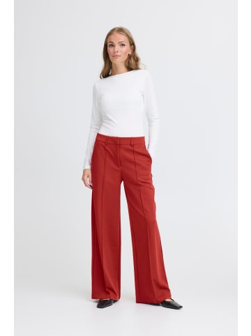 ICHI Hose IHKATE Loose fit in Red Dahlia