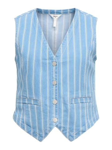 Object Weste in Light Blue Denim