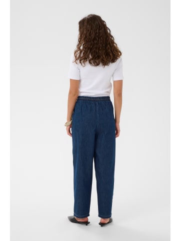 CULTURE Casual Hose CUlava Loose fit in Dark Blue Wash