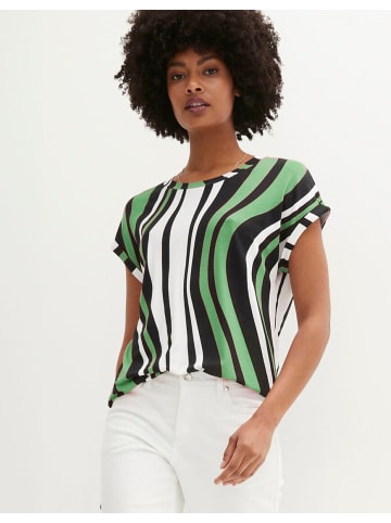 WITT WEIDEN Streifenshirt in weiß-apfel-gestreift