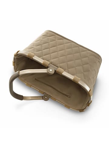 Reisenthel Carrybag - Einkaufskorb (cord dark matcha) in frame rhombus olive