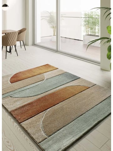 Atticgo Kurzflor-Teppich SORA in mehrfarbig