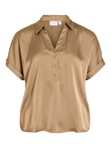 Vila Hemd in Chocolate Brown1