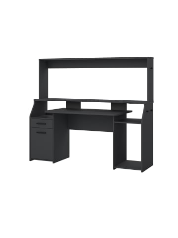 ebuy24 Schreibtisch FunctionPlus Grau 171 x 63 cm