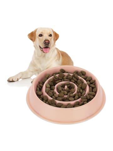 relaxdays 10 x Anti Schling Napf in Rosa - 400 ml