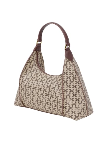 cavalli CLASS Patrizia Schultertasche 36 cm in Monogram-Chocolate