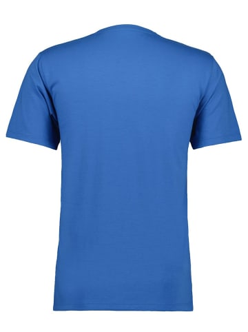 Ragman Rundhals T-Shirt für Herren in blau