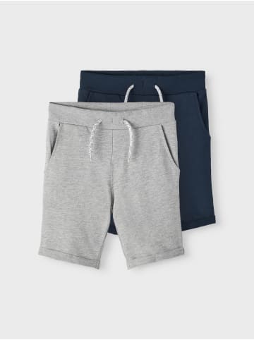 name it Sweatshorts 2er Pack in grey melange