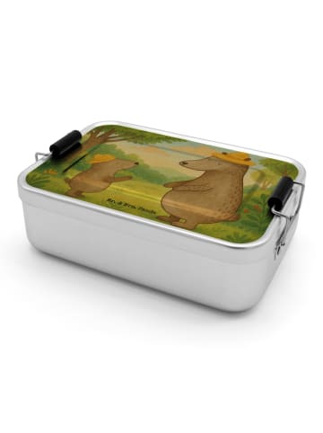 Mr. & Mrs. Panda Lunch Box Bären mit Hut Design ohne Spruch in Weiß