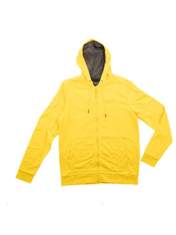 Jack Wolfskin Fleecejacke Logo Hoody Jacket in Gelb