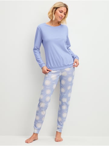 Calida Pyjama in harmony blue