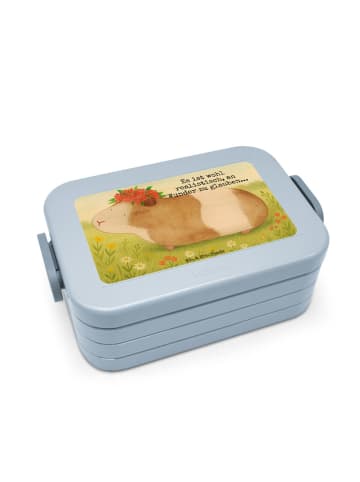 Mr. & Mrs. Panda Brotdose Meerschweinchen Weisheit Design mit Sp... in Blau Pastell