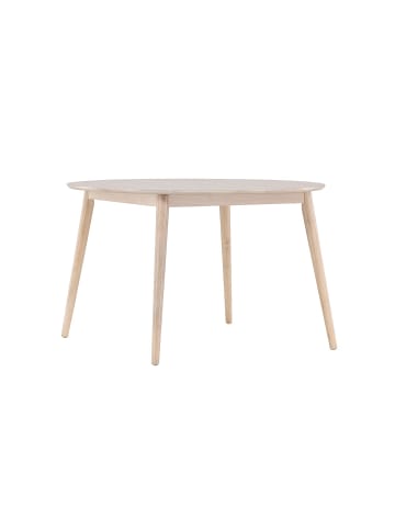 ebuy24 Esstisch Flora Whitewash 120 x 120 cm