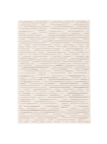 Pergamon In & Outdoor Teppich Flachgewebe Campus Stripes in Beige