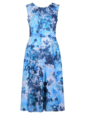 Vera Mont Cocktailkleid mit Print in Dark Blue/Mint