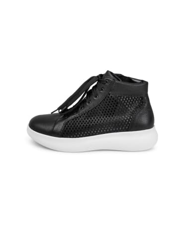 VITAFORM Hirschleder Sneaker in schwarz