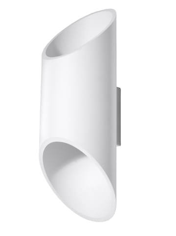 Licht-Erlebnisse Wandlampe EEK F (B)10 x (H)30 cm in Weiß