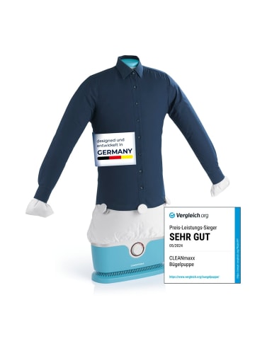 CLEANmaxx CLEANmaxx Bügler mit Timerfunktion für Hemden & Blusen - Blau