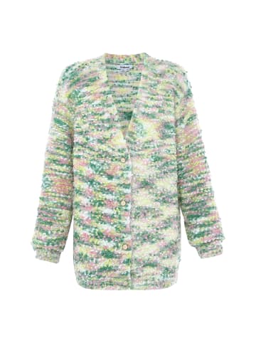 Sidona Damen Sweater in WEISS GRÜN MEHRFARBIG