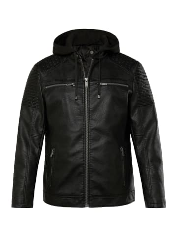 Men Plus Jacke in schwarz