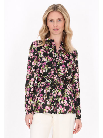 Usha Blouse in black multicolor