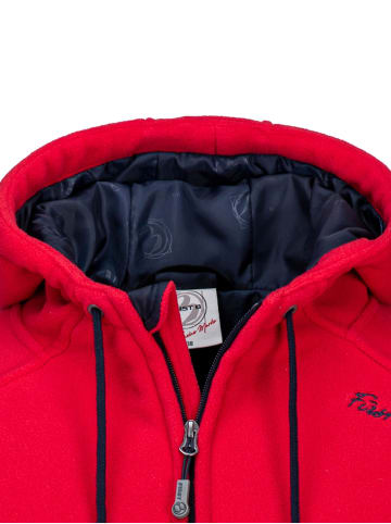 First B Fleecejacke Windbreaker in red