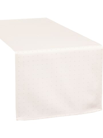REDBEST Jacquard, Baumwollmischung, Gewebt Tischläufer Alcona in creme