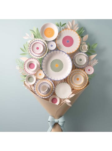 Villeroy & Boch 6er Set Espressountertassen Fleur Couleur in ø 11,7 cm in Cassis