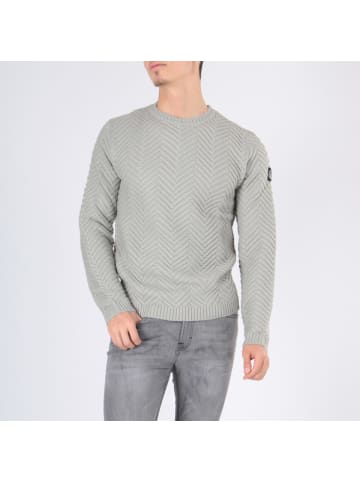 HopenLife Pullover ENERU in Blau grau