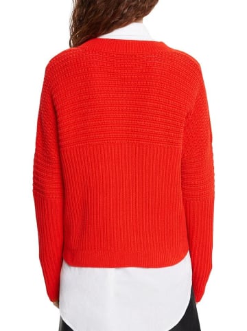 ESPRIT Pullover in red