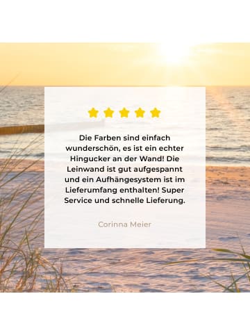 MuchoWow Leinwand bilder Sonnenuntergang (BxH)