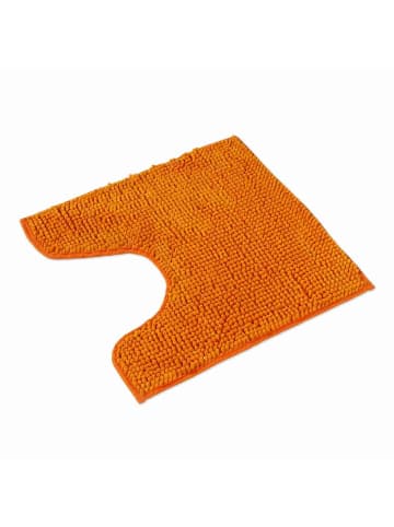 WohnDirect Badematte mit WC Ausschnitt PARIS in Orange