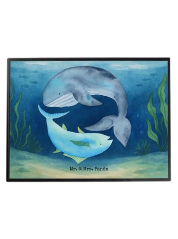 Mr. & Mrs. Panda schreibtischunterlage Walfisch Thunfisch Design... in Weiß