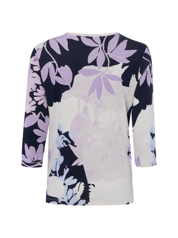 Olsen Langarmshirt Hannah in flieder ecru