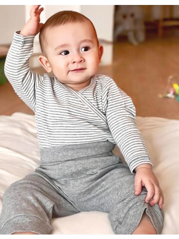 OrganicEra Baby Schlupfhose in Grey Melange