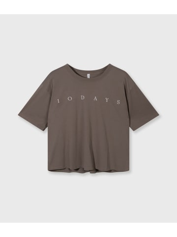 10Days SHORT SLEEVE TEE LOGO in Moonrock