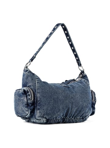Desigual Curio Schultertasche 33 cm in blue