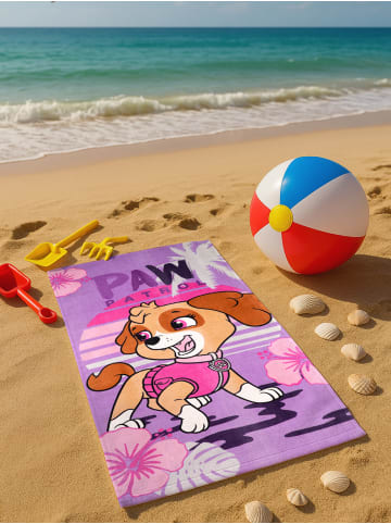 Paw Patrol Paw Patrol Strandtuch Skye Badetuch Handtuch 140 x 70 cm in lila