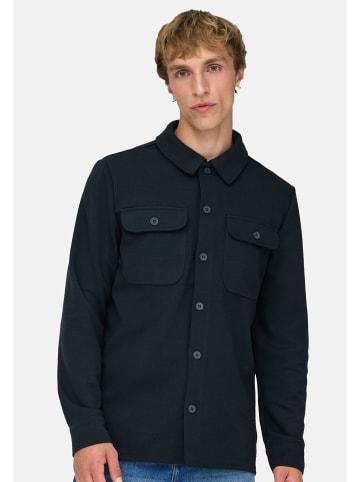 ONLY & SONS Hemdjacke / Overshirt Newkodyl in Dark navy
