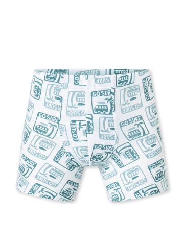 Schiesser Trunk 955 in grün-weiß gestreift, blau