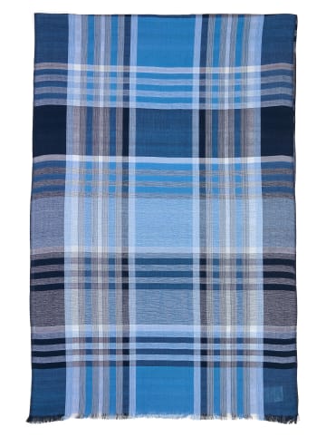 Nils Sundström Schal in blau marine - 0001