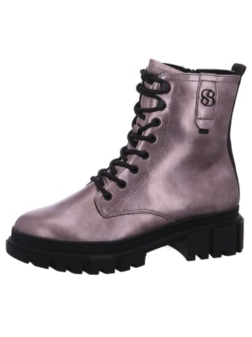 S. Oliver Schnürstiefel  in Metallic