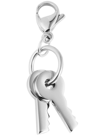 Adeliás Damen Anhänger aus Edelstahl in silber