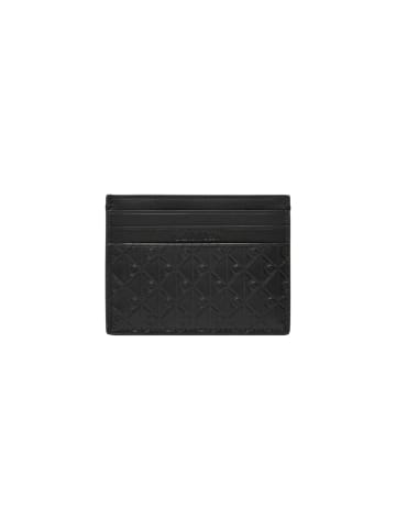 Calvin Klein Schwarz Leder Kartenetui