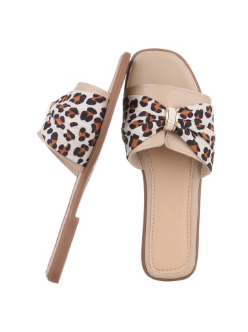 Ital-Design Sandale & Sandalette in Beige und Braun