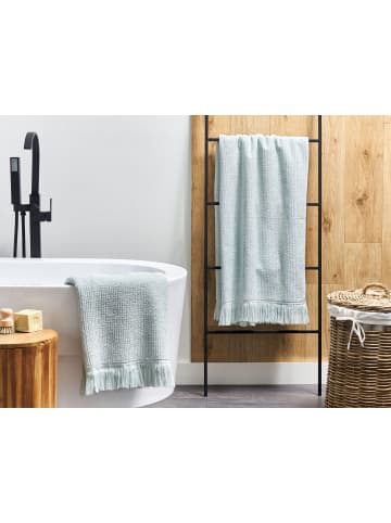 Beliani 2er-Set Handtuch ATIU in Grün