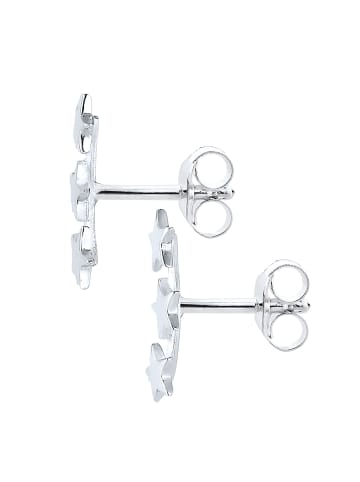 Elli Ohrringe 925 Sterling Silber Sterne, Astro, Stern in Silber